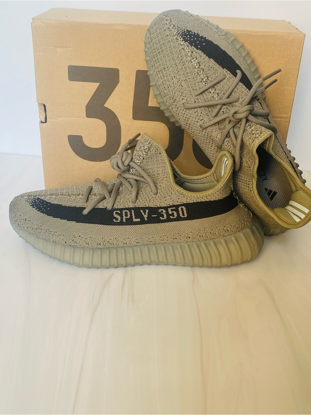 adidas Yeezy Boost 350 V2 Olive with Black Stripe
